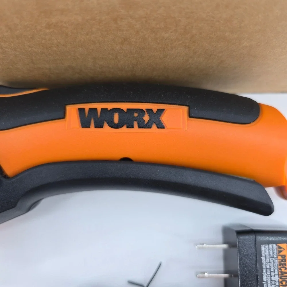 Worx ZipSnip Cordless Electric Scissors 4V Rotary Cutter Orange WX081L.1 NEW